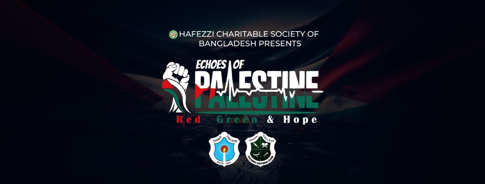 ECHOES OF PALESTINE:RED,GREEN & HOPE